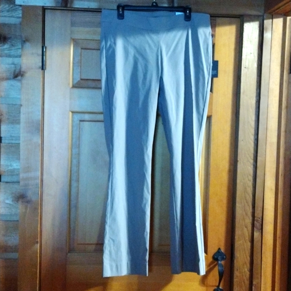 Vera Wang 14 Stretch Pants Brown